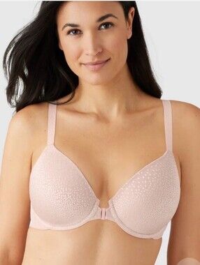 WACOAL Back Appeal Front Close Bra 34G Rose Dust Pink Underwire Racerback